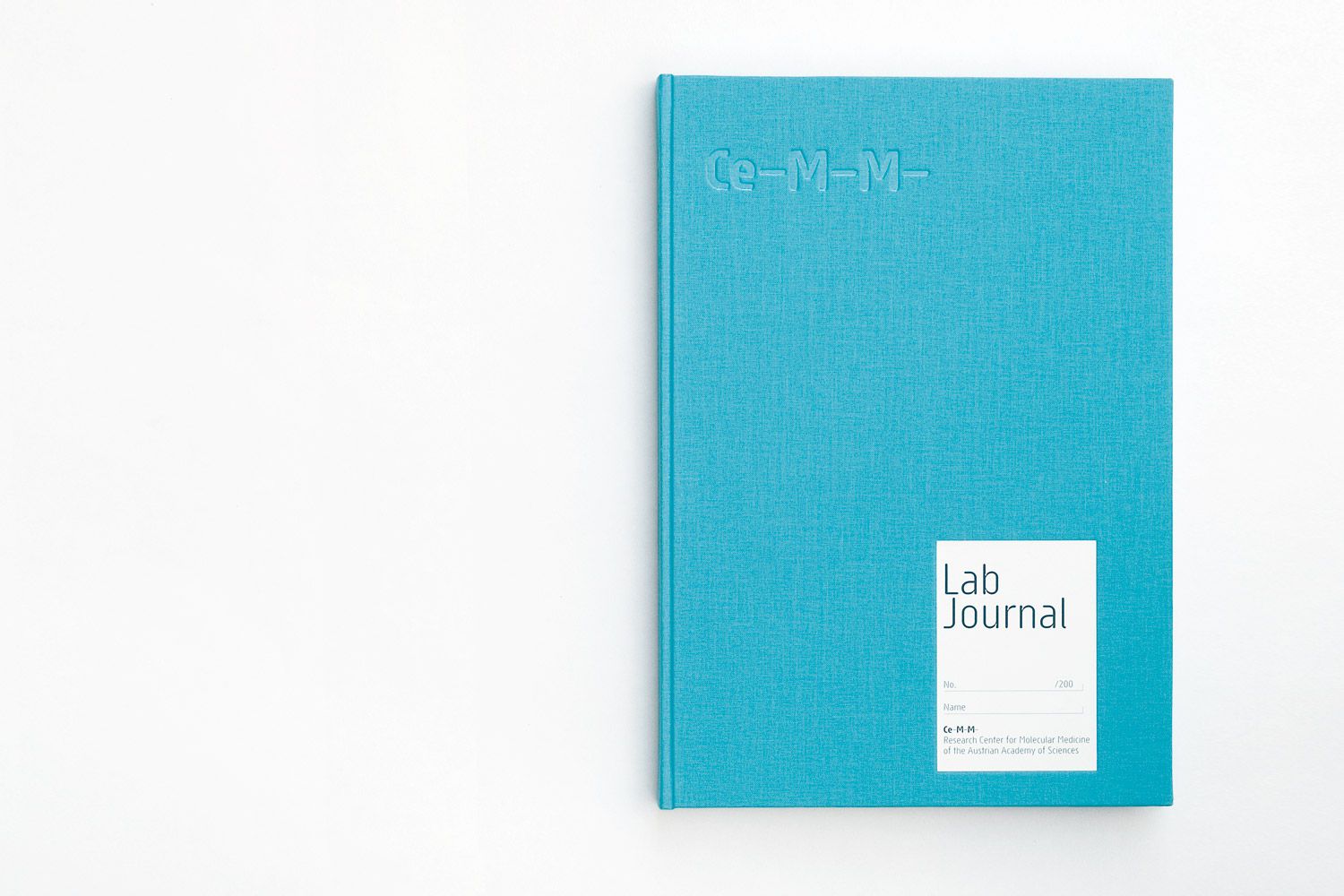 CeMM Laborbuch Cover