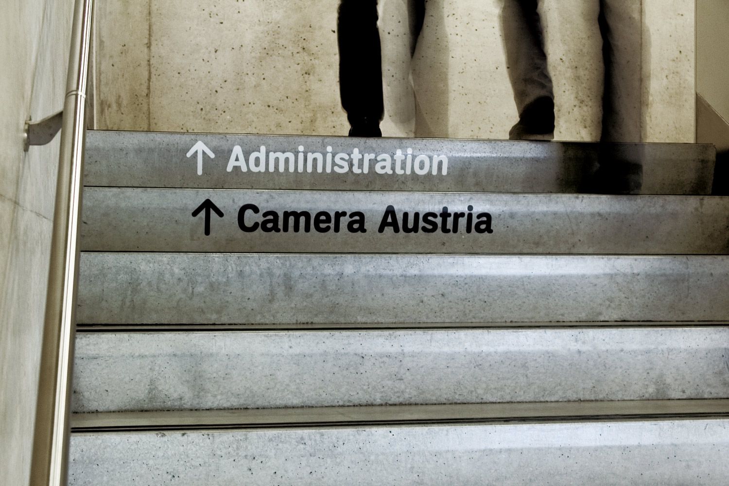 Kunsthaus Graz Leitsystem Treppe 2