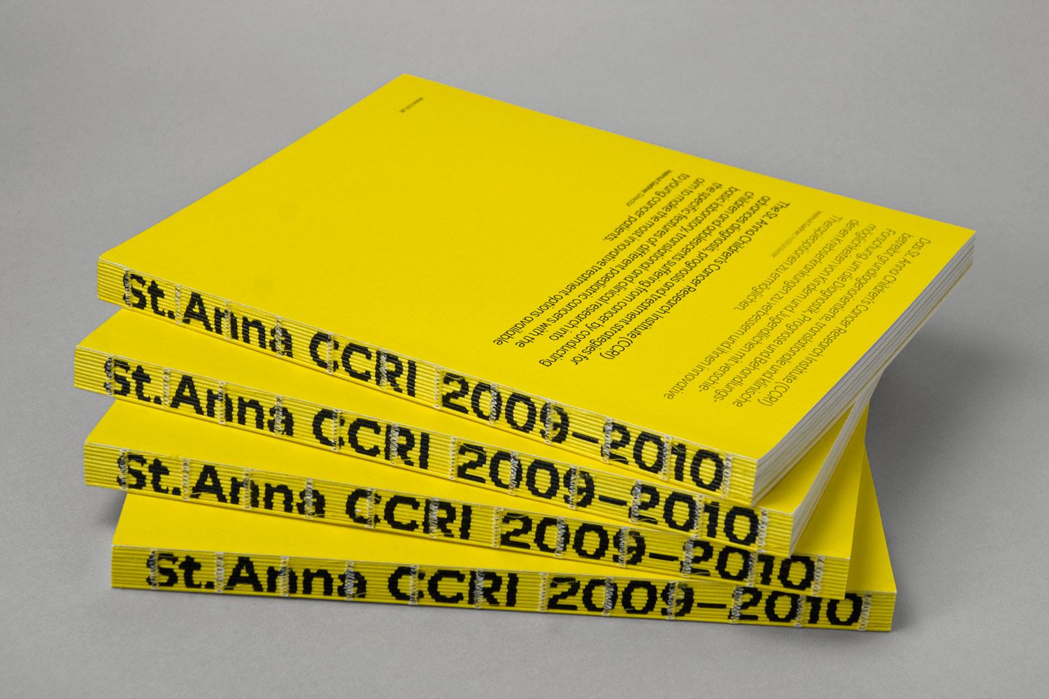 St. Anna Forschungsbericht 2009–2010 Stoss